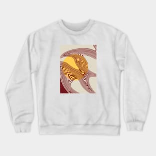 Sun Waves | Artwork by Julia Healy Crewneck Sweatshirt